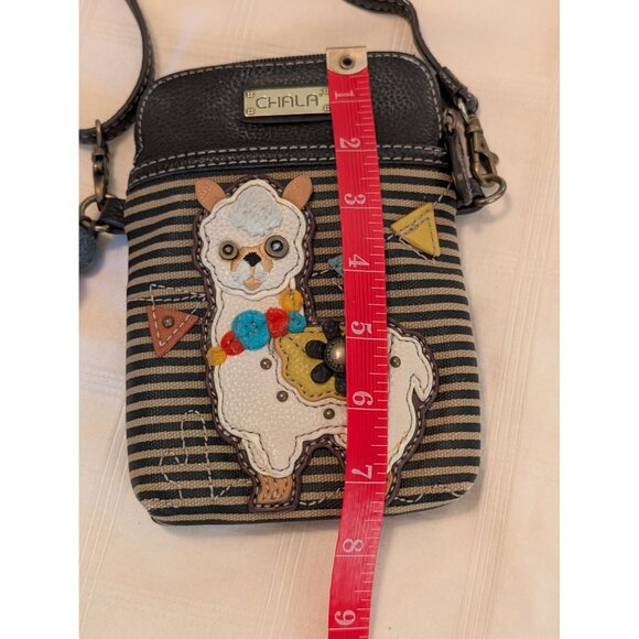 Chala Crossbody Purse Cell Phone & Card Slots Llama Design & 2 Adjustable Straps - Picture 11 of 11